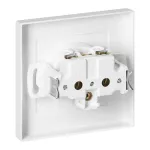 Gniazdo pojedyncze p/t 2P+Z Malta, 16A, 250V, PT-16M, biały