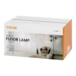 GRACE 3P, potrójna lampa podłogowa, 3xE27, max. 3x18W, 192 cm, czarna