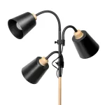 GRACE 3P, potrójna lampa podłogowa, 3xE27, max. 3x18W, 192 cm, czarna