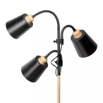 GRACE 3P, potrójna lampa podłogowa, 3xE27, max. 3x18W, 192 cm, czarna