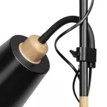 GRACE 3P, potrójna lampa podłogowa, 3xE27, max. 3x18W, 192 cm, czarna