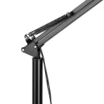 LUWES II, lampa podłogowa, E27, max. 18W, 182 cm, czarna