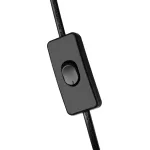 LUWES II, lampa podłogowa, E27, max. 18W, 182 cm, czarna