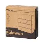 Skrzynka na listy PALAWAN z galwanizowanej stali z gazetnikiem, antracyt