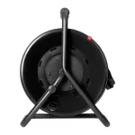 Przedłużacz bębnowy, 4 gniazda 2P+Z Schuko, kabel PVC H05VV-F 3x1,5mm², długość - 50m, STAŁE GNIAZDA, termik, przesłony torów prądowych