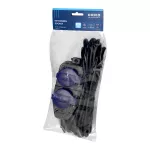 Przedłużacz warsztatowy bryzgoszczelny IP44, 4 gniazda (2+2) 2P+Z IP44, schuko, przewód gumowy, H05RR-F 3x1,5mm², 5m