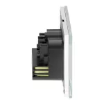 Gniazdo pojedyncze 2P+Z, Schuko, USB-A + USB-C, wyjście 5VDC max. 3A, biały