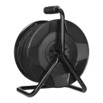 Przedłużacz bębnowy, 4 gniazda 2P+Z, kabel PVC H07RN-F 3x2,5mm², długość 40m, termik, przesłony torów prądowych