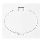 Hermetyczne gniazdo elektryczne, IP44, 1x2P+Z(Schuko), białe