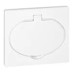 Hermetyczne gniazdo elektryczne, IP44, 1x2P+Z(Schuko), białe