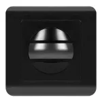 Czujnik ruchu, 2 żyłowy, 160st. IP20, 300W, do puszki, czarny