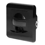 Czujnik ruchu, 2 żyłowy, 160st. IP20, 300W, do puszki, czarny