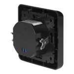 Czujnik ruchu, 2 żyłowy, 160st. IP20, 300W, do puszki, czarny