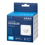 Czujnik ruchu, 2 i 3 żyłowy, 190 st. IP65, 500W, zasięg max. 20m, do puszki, biały