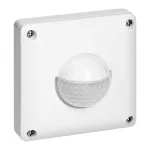 Czujnik ruchu, 2 i 3 żyłowy, 190 st. IP65, 500W, zasięg max. 20m, do puszki, biały