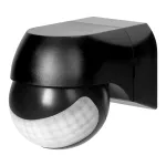Czujnik ruchu 180° IP44, 800W, max 15m, mini, czarny