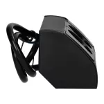 Gniazdo meblowe 2x2P+Z (Schuko), czarne