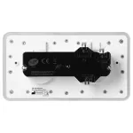 Hermetyczne gniazdo elektryczne podwójne, prostokątne, IP55, 2x2P+Z(French), białe