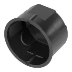 Puszka podtynkowa 60 mm płytka, czarna