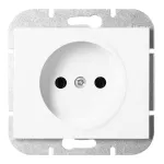 Gniazdo pojedyncze p/t 2P Onyx, 16A, 250V, PT-15O, biały