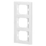 Ramka potrójna pionowa Onyx, RA-3OP, biały