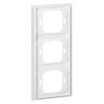 Ramka potrójna pionowa Onyx, RA-3OP, biały