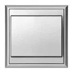 Łącznik krzyżowy p/t Luna, 10A, 250V, WP-8L, srebrny