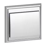 Łącznik krzyżowy p/t Luna, 10A, 250V, WP-8L, srebrny