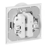 Gniazdo podwójne p/t 2x2P Luna, 16A, 250V, PT-5LR, biały