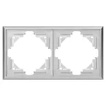 Ramka podwójna Luna, Ra-2L, srebrny