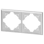 Ramka podwójna Luna, Ra-2L, srebrny