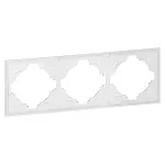 Ramka potrójna Luna, Ra-3L, srebrny