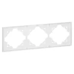 Ramka potrójna Luna, Ra-3L, biały