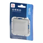 Łącznik krzyżowy p/t Pearl, 10A, 250V, WP-8P, srebrny