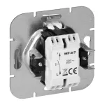 Przycisk dzwonek p/t Pearl, 10A, 250V, WP-6/7P, srebrny