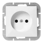 Gniazdo pojedyncze p/t 2P Pearl, 16A, 250V, PT-15P, biały
