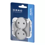Gniazdo podwójne p/t 2x2P Pearl, 16A, 250V, PT-5PR, srebrny