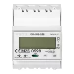 3-fazowy licznik energii elektrycznej, 100A, MID, 4 moduły, DIN TH-35mm