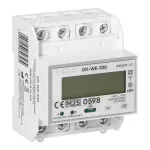 3-fazowy licznik energii elektrycznej, 100A, port RS-485, MID, 4 moduły, wielotaryfowy DIN TH-35mm, PV-Ready
