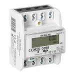 3-fazowy licznik energii elektrycznej, 80A, MID, 3 moduły, DIN TH-35mm