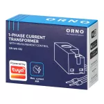 Przekładnik prądowy jednofazowy z rejestracją pomiaru, max. 250V/63A, Tuya Smart Wi-Fi