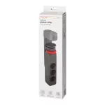 Przedłużacz biurkowy 3-krotny 2P+Z, 1,5M H05VV-F 3x1,5mm², 2xUSB+1 typu C