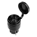 Zestaw bezprzewodowych gniazd MINI Schuko, sterowanych pilotem 2+1, 2300W, IP44