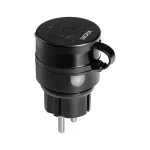 Zestaw bezprzewodowych gniazd MINI Schuko, sterowanych pilotem 2+1, 2300W, IP44