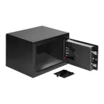 Sejf z kodem elektronicznym TREZO, mały, wymiary zewnętrzne: 230 x 170 x 170 mm
