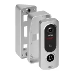 ANGU, zestaw wideodomofonowy 4-żyłowy, bezsłuchawkowy, monitor 7" LCD, z kamerą 800TVL, z czytnikiem kart i breloków zbliżeniowych 13,56MHz, biały