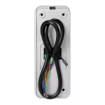 ANGU, zestaw wideodomofonowy 4-żyłowy, bezsłuchawkowy, monitor 7" LCD, z kamerą 800TVL, z czytnikiem kart i breloków zbliżeniowych 13,56MHz, biały