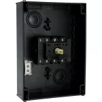 P3-100/I5/SVB/N/HI11 Rozłącznik główny, 3 bieg.+N+1NO+1NC, 100 A, w obudowie IP65, pokrętło czerwono-żółte z blokadą na kłódkę