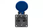 Gniazdo tablicowe 16A 250V 2P+Z IP44 SCHUKO IP44