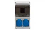 Rozdzielnica ULISSE 6M MINI - gniazda 2x230V IP44